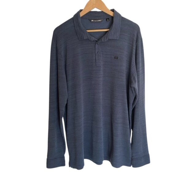 Travis Mathew Kawloon Long Sleeve Golf Polo XXLarge - Picture 2 of 6